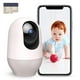 thumbnail image 1 of Nooie Monitor de bebé con tarjeta SD, monitor de bebé con cámara 360, WiFi Baby Cam con aplicación de teléfono, seguimiento de movimiento AI y detección de sonido, audio bidireccional de visión noctur, 1 of 5