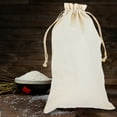 thumbnail image 4 of Cotton Drawstring Bag for Soil Sampling Geology Samples and Grain Storage Cotton Storage Bag Flour Sack Cloth Food Bag Grain Bag, 4 of 9