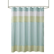 Gracie Mills Nixon Faux Silky Lightweight Shower Curtain - GRACE-3783