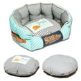thumbnail image 5 of Pet Life Touchdog Polka-Striped Polo Rounded Fashion Dog Bed, 5 of 5
