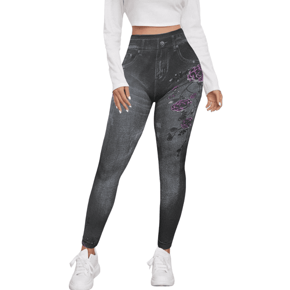 Leggings de Mujer Estilo Mezclilla Unitalla Comodidad y Estilo en Leggins