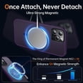 thumbnail image 3 of Funda magnética para iPhone 12 Pro Max [Compatible con Magsafe] [Protección contra caídas de grado militar] Funda protectora translúcida mate delgada a prueba de golpes para iPhone 12 Pro Max, color, 3 of 8