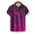 thumbnail image 4 of Arnsht (S-5XL) Big and Tall Men's Cotton Linen Shirts Lapel Button Down Short Sleeve Dress Shirt Casual Summer Shirt Tops Pink XXXL, 4 of 6