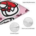 thumbnail image 3 of Hello Kitty Pillow Cover, Square Throw Pillow Cases For Couch Sofa Bed Living Room,Home Decorative, 22"X22", 3 of 9