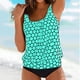 thumbnail image 1 of Trajes de baño tankini Mchoice para mujer, traje de baño de dos piezas con control de abdomen, talla grande, 1 of 5