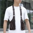 thumbnail image 2 of Anti Theft Bags For Men - Adjustable Leather Shoulder Bags PU Theft Anti, 2 of 7