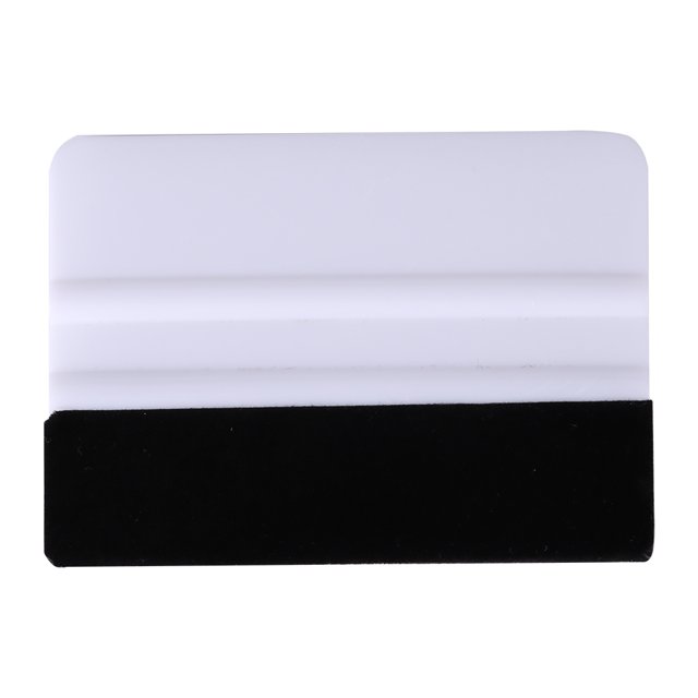 Sywqhk Herramientas de envoltura de película de vinilo para coche, removedor de hielo, raspador de fieltro para coche (blanco) Sywqhk Para estrenar