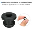 thumbnail image 4 of Uxcell 10Pcs Snap Rubber Grommet Plug Mount Dia 8mm ID 5.5mm Seal Anti-Scratch Electrical Box Cable Pipe Black, 4 of 6