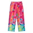 thumbnail image 5 of Beach Pants for Women 2026 Spring Summer Relaxed Fit Elastic Waist Straight Leg Cotton Linen Cropped Pants with Pockets, 5 of 5