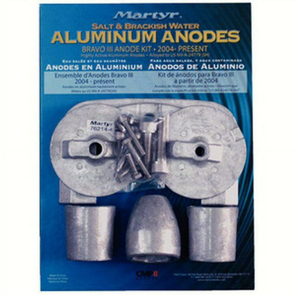 Martyr Magnesium Anode Kit for Mercruiser Bravo Three 2004 - Present