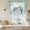 Green Blue, variant on Sea Turtle Coastal Balloon Curtains 63 Inch Length for Living Room/Bedroom, Blue Green Summer Beach Coral Rod Pocket Privacy Door Curtains Decorative Tie Up Shade for Window 52"x63"
