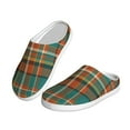 thumbnail image 2 of Picia colorful plaid for Women's Lamb-hug Comfy Fleece House Slippers Memory Foam, Slip-on House Shoes Indoor Outdoor-37/38, 2 of 7