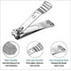 thumbnail image 2 of Nail Clippers, 2 Pieces Stainless Steel Nail Clippers with Nail File, Professional Nail Clipper Kit with Storage Case, Nail Clippers for Men and Women, 2 of 4