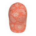 thumbnail image 4 of Disketp He Marine Theme With Beautiful Corals Print Baseball Caps For Outdoor Sports Fashion Casual Outdoor Caps Men Women, 4 of 9