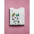 thumbnail image 3 of Butterflies Sweatshirt Women -SPIdeals Designs, Female 4X-Large, 3 of 4