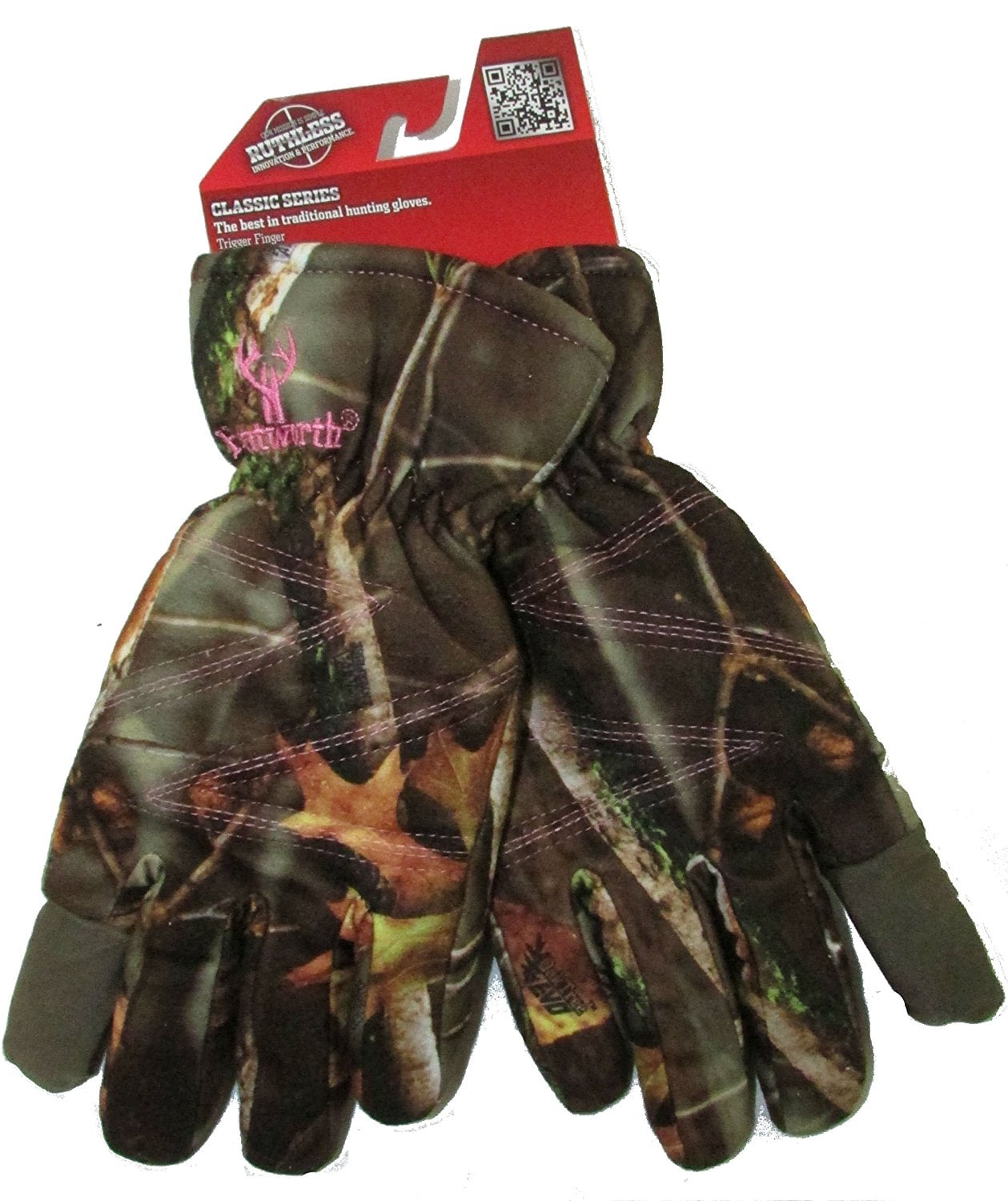 Women's Insulated Classic Cold Weather Camo Ladies Hunting Glove (Medium) by Huntworth