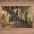 thumbnail image 6 of Ambesonne Italian Jigsaw Puzzle Durable Cardboard, Old Cafe in Rome City, 1000 pcs, Pale Yellow Green Orange, 6 of 6