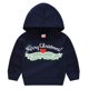 thumbnail image 1 of QISIWOLE Suéter con estampado para niños y niñas, chaqueta de Papá Noel para niños, sudadera navideña de manga larga, ahorros de verano, 1 of 8