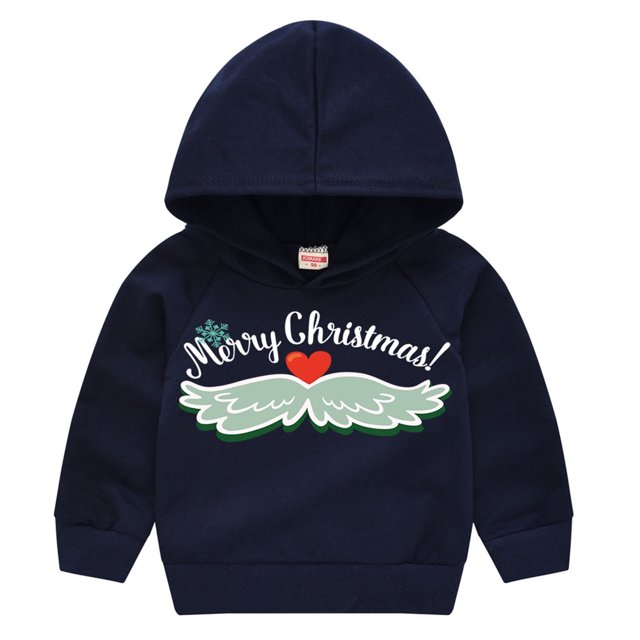 QISIWOLE Suéter con estampado para niños y niñas, chaqueta de Papá Noel para niños, sudadera navideña de manga larga, ahorros de verano