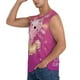 thumbnail image 3 of Fotbe Cute Pink Axolotl A Men's Camiseta sin Mangas Estampada para Hombres, Playera Casual para Gimnasio, Entrenamiento, Playa-3X-Large, 3 of 7