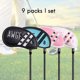 thumbnail image 2 of Juego de 9 unidades de casco de hierro de golf 4-9 P S A, equipo de entrenamiento de golf rosa Afortunado Sencillez, 2 of 5