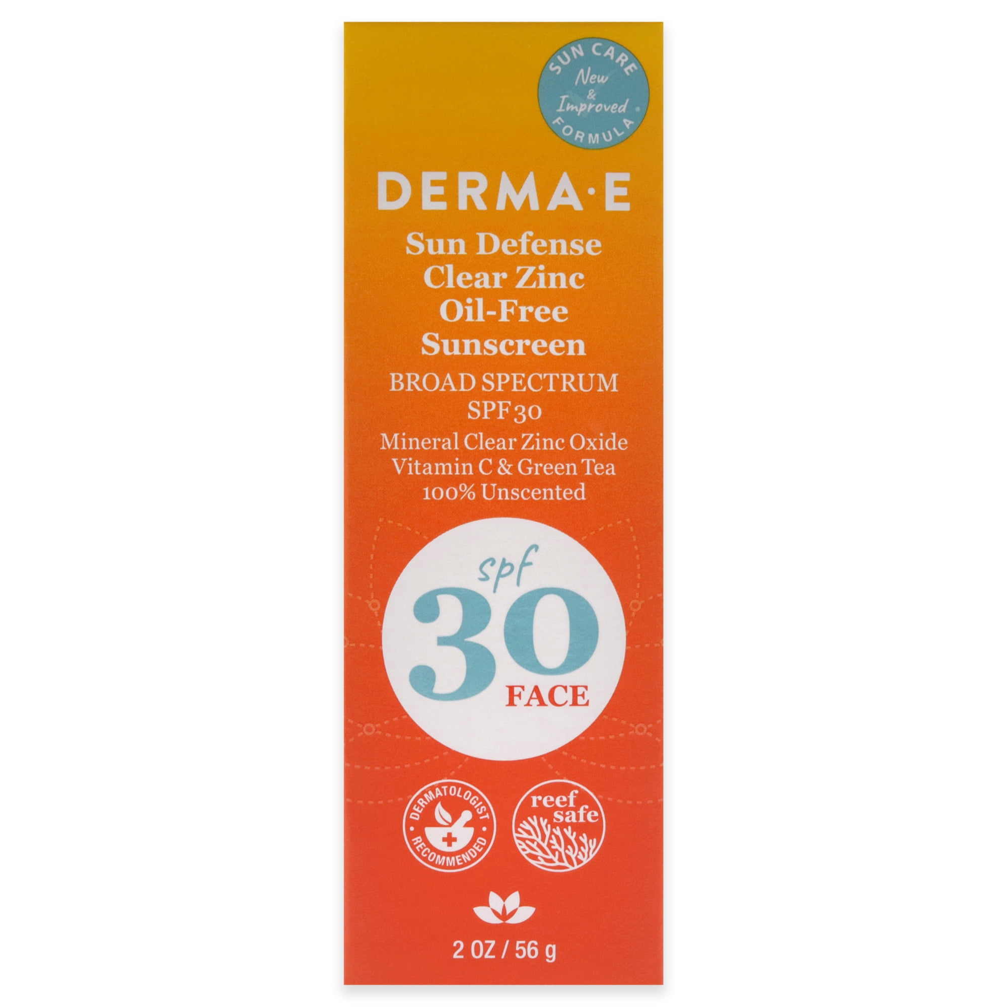 Derma-E Sun Defense Mineral Oil-Free Face Sunscreen SPF 30 , 2 oz Sunscreen