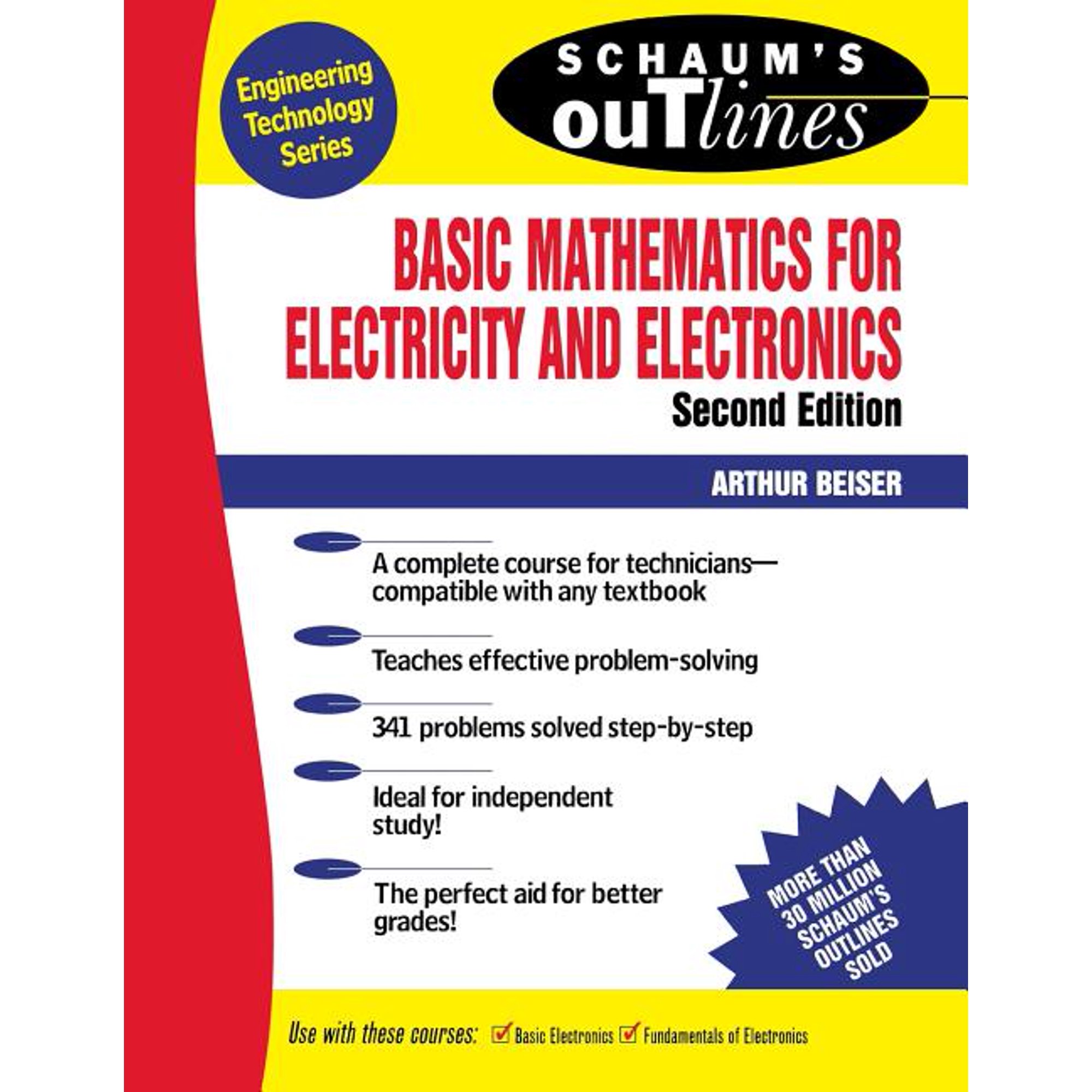 Schaum s Outlines Schaum s Outline of Basic Mathematics for Electricity and Electronics (Paperback)
