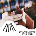thumbnail image 2 of Kit de 6 herramientas para manualidades de cuero para aficionados al bricolaje. Incluye una variedad versátil de sellos y herramientas de modelado para proyectos de marroquinería complejos., 2 of 8