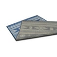 thumbnail image 6 of Allstar Tribal Accent Rug with Shamanic Eye design Space-Blue 8' x 10' 8' x 10', 6 of 9