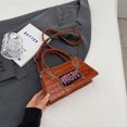 thumbnail image 2 of Bolsa Bandolera Bolsa bandolera para mujer Bolsa de hombro con diseño de piedra informal Bolsas de mano de tendencia para chicas geniales Sywqhk Para Estrenar, 2 of 4