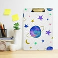thumbnail image 6 of FMSHPON Space Planets Clipboard Hardboard Wood Nursing Clip Board and Pull for Standard A4 Letter 13x9 inches, 6 of 8