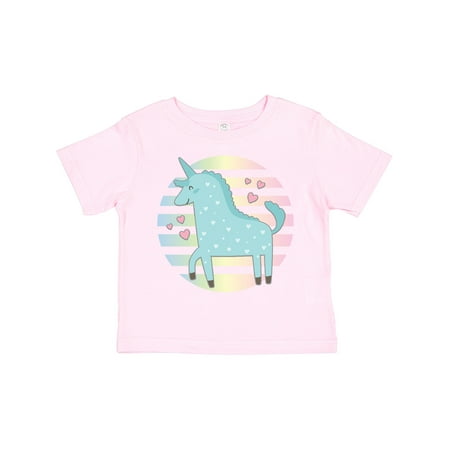

Inktastic Unicorn Lover Pastel Rainbow Gift Toddler Toddler Girl T-Shirt