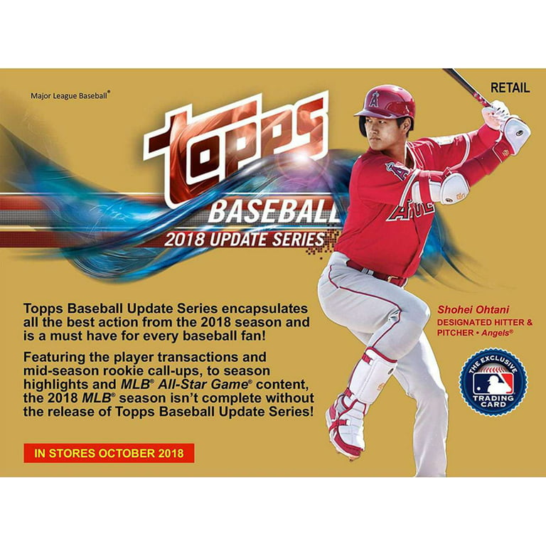 2018 Topps Updates MLB Baseball Trading Cards Blaster Box