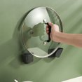 thumbnail image 3 of Pot Racks for Kitchen Wall Mounted Pot Lid Holder Unperforated Pan Wall Mounted Storage Rack Holder Kitchen Gadget Pots and Pans Hanging Rack Lid Holders for Pots and Pans, 3 of 3