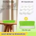 thumbnail image 3 of CUITING 3 Pcs Replacement Microfiber Pad for Universal Commercial 16.5 Inch Mop Head Flat Mop Head Wet & Dry Commercial Cleaning Refills Reusable Mop Refills Fit for Most Microfiber Flat, 3 of 7