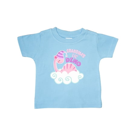 

Inktastic Grandma s Lil Dino with Cute Pink Baby Dinosaur Gift Baby Boy or Baby Girl T-Shirt