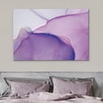 thumbnail image 3 of Canvas Print Wall Art Watercolor Pastel Purple Lavender Smoke Landscape Abstract Shapes Illustrations Modern Art Decorative Relax/Calm Colorful for Living Room, Bedroom, Office - 12x18 inches, 3 of 5