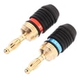 thumbnail image 1 of Enchufe de cable de audio 2pcs 24k Cable de sonido Enchufe de Plátano Accesorios cuadrados / MM Magideal Enchufe de cable de audio, 1 of 7