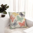 thumbnail image 5 of Wukai Butterfly Premium Polyester Fleece Pillow Covers with Hidden Zipper Closure,Luxuriously Soft and Durable-12"x12", 5 of 7