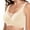 Beige, variant on Women's Without Underwire Seamless Bra Breathable Bralette Women's Minimiser Bra T Shirt Sleep Bra With Additional Bra 36c Womens Padded Bras Women Bra Strapless Front Closure Wireless Bra 36ddd