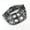 Snake pattern, variant on Fashionable Punk Headbands with Print and Studs Detail Stylish Head Wrap Suitable for Everyday Wear and Event