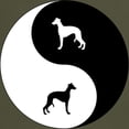 thumbnail image 3 of CafePress - Yin Yang Whippet Dark T Shirt - Men's Classic Graphic Cotton T-Shirt, 3 of 4