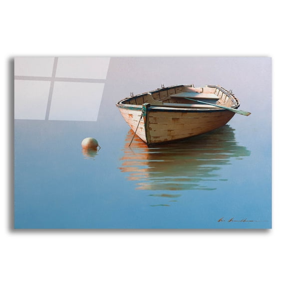 Epic Art 'Boat 4' by Zhen-Huan Lu, Acrylic Glass Wall Art, 16"x12"