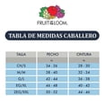 thumbnail image 4 of Playera Fruit Of The Loom para Hombre, Cuello Redondo Manga Corta Negro Talla CH, 4 of 4