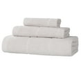 thumbnail image 2 of Superior Milo Smart Twist Cotton Medium Weight 3 Piece Towel Set, Silver, 2 of 10