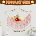 thumbnail image 5 of Tcwhniev Stuffed Toy Net Hammock with Star Light Portable Plush Toy Hammock Space Saving Hanging Toy Hammock Decorative Toy Hammock Organizer Stuffed Toy Storage Net for Dolls Nursery Room, 5 of 8