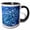Black/White, variant on 3drose, Glacial Ice Along Diamond Beach, Kalfafellsstadur, Iceland 3., 11oz Two-tone Green Mug
