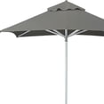 thumbnail image 3 of HomeRoots 491962 8 ft. Charcoal Polyester Square Market Patio Umbrella, 3 of 3