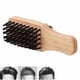 thumbnail image 3 of Cepillo de barba con mango de madera, cepillo de aseo de barba para hombre de doble cara para limpieza de bigote, 3 of 8