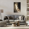 thumbnail image 2 of Stupell Industries Starry Nebula Crescent Moon Outer Space Painting Wrapped Canvas Canvas Art Print Wall Art, 24 x 36, 2 of 7